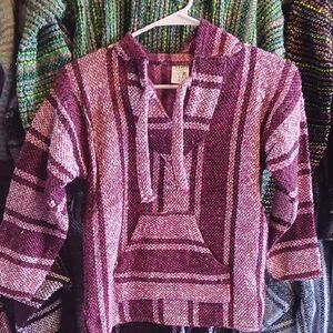 Women's Purple Striped Sweater